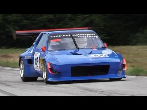 Thumbnail for Fiat X1/9 Proto In Action On Hillclimb!! - Alfa Romeo 2.0 Engine Sound by Fiat x1
