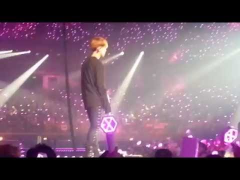 FANCAM 160911 The EXO'r DIUM in BANGKOK "Artificial love" Baekhyun Focus