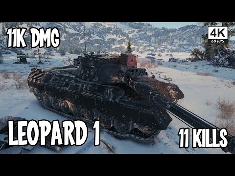 World Of Tanks Leopard 1 (11k Damage 11 Kills) WOT