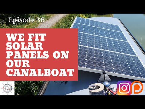 We fit SOLAR on our WIDEBEAM canalboat!