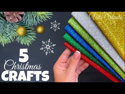 WOW! 💥 5 EASY Christmas Craft Ideas from Foam Sheets! DIY Christmas Decorations 