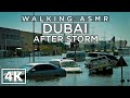 DUBAI [4K] 2 Days after the Storm - Walking in Al Barsha 1 - ASMR