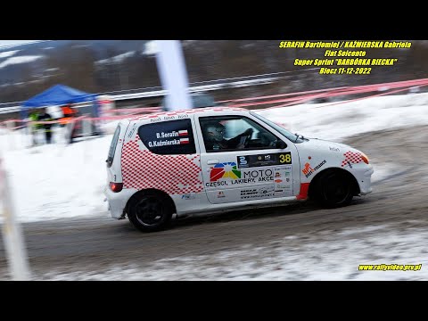 SERAFIN Bartłomiej / KAŹMIERSKA Gabriela - Fiat SC - Super Sprint "BARBÓRKA BIECKA" Biecz 11-12-2022