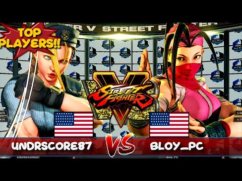 [TOP PLAYERS SF V CE FT2] UNDRSCORE87 (USA) vs Bloy_PC (USA) #sfv #sfvce