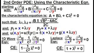 Math: Partial Differential Eqn. - Ch.1: Introduction (31 of 42) 2nd: Using Characteristic Eqn.