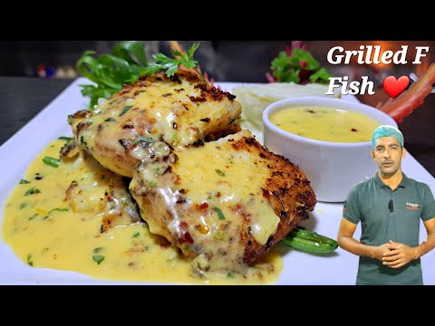 Grilled Fish With Lemon Butter Sauce | Pan Fry Fish | Easy Cooking | Healthy Cooking