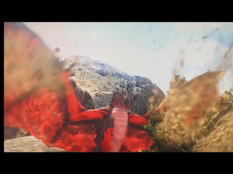 Ark blood crystal wyvern solo taming/showcase