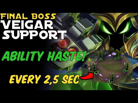 VEIGAR SUPPORT but THEY CANT GET AWAY! BROKEN HASTE BUILD! - Season 12 - League of Legends