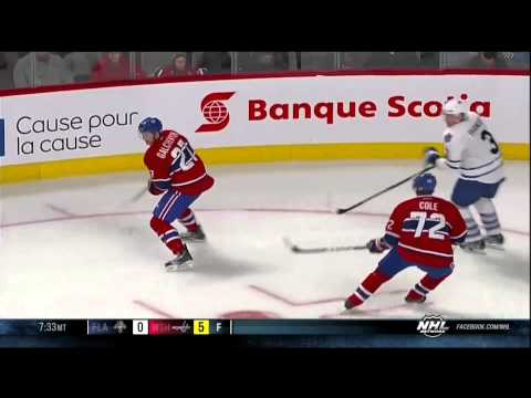 Michael Kotska vs Brendan Gallagher fight Feb 9 2013 Toronto Maple Leafs vs Montreal Canadiens NHL