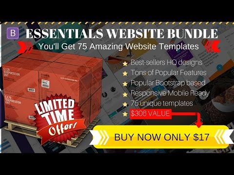 Amazing Bootstrap Templates Bundle Deal