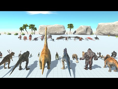 Fantasy with Aquatic & Infernal  vs mutant primates with alien and all dinosaures & all mammals