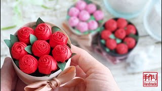 DIY How to Make Paper Rose Gift Box / Tutorial