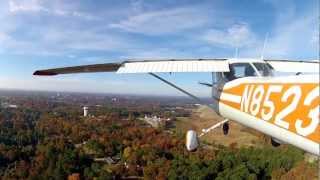 preview picture of video 'Cessna 150 Touch and Go at KUOX (Oxford, MS) - GoPro Hero2'
