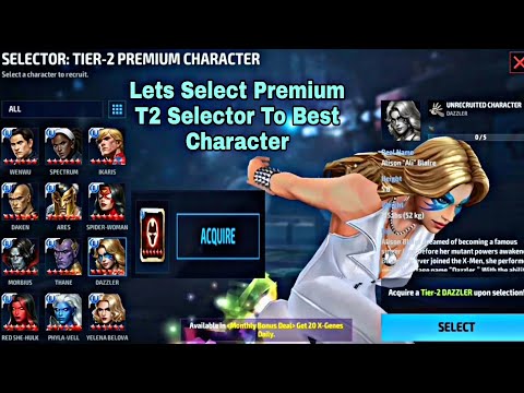 Lets Select Premium T2 Selector To Best Character - Marvel Future Fight