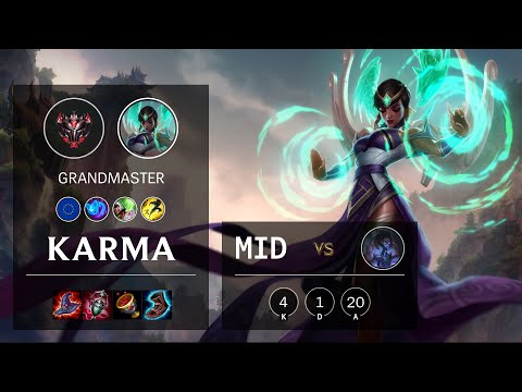 Karma Mid vs Sylas - EUW Grandmaster Patch 10.22