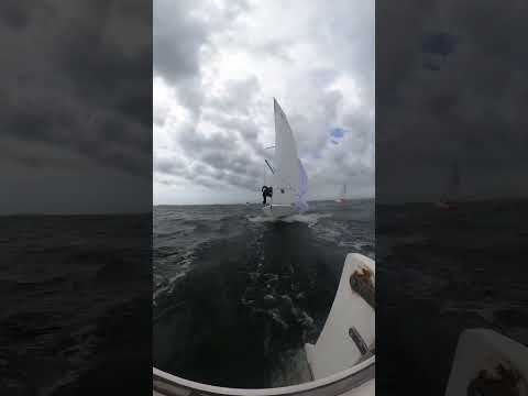 2023 J22 Midwinters champion spinnaker set #sailing #sports ##life #school #boat