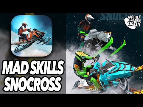 MAD SKILLS SNOCROSS Gameplay Walkthrough - Snowmobile racing game (iOS, Android) - YouTube