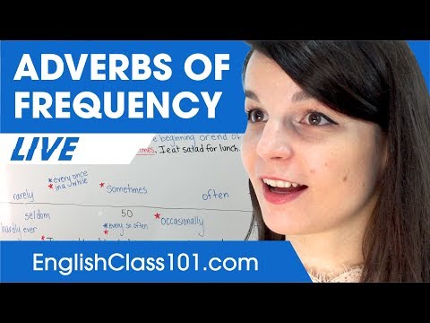 How to Use Adverbs of Frequency (often, sometimes, rarely...) - Basic English Phrases Video