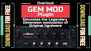 Video thumbnail for Gem MOD Plugin for FREE by Overloud | Sound Test by Gigglecious TV