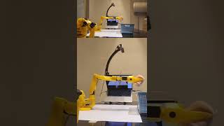 Autonomous robotic arm using Imitation Learning #3dprinting #robotics #lerobot