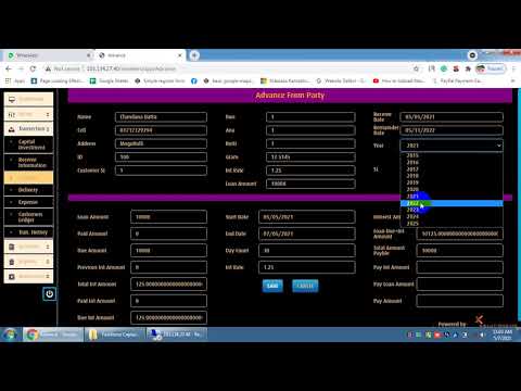 Work Summary: Adjust yearly SL advance and delivery form. Complete the coding operations.