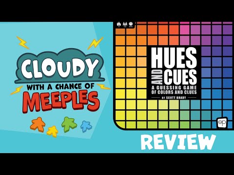 Hues and Cues Review - Cloudy with a Chance of Meeples