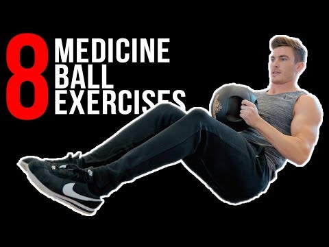 At Home Medicine Ball Ab Workout (8 EXERCISES!) | V SHRED