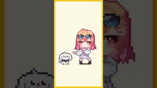 一条莉々華 - ドット絵でPOKÉDANCE踊ってみたんだけど…？？？3D化目指してます！チャンネル登録お願いします！ #regloss #ホロライブ #pokedance #shorts #ポケモン