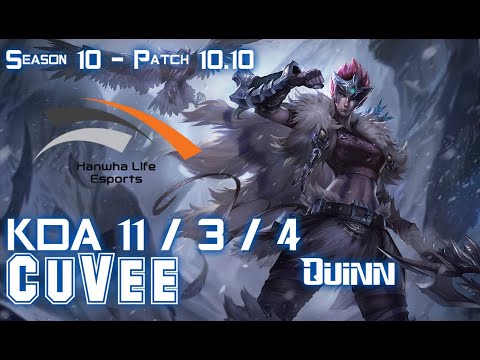HLE CuVee QUINN vs GALIO Top - Patch 10.10 KR Ranked