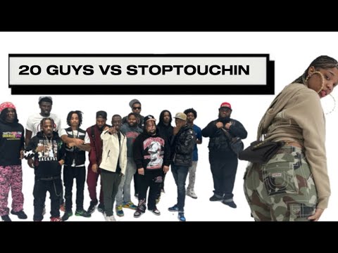 20 GUYS VS 1 RAPPER: STOPTOUCHIN