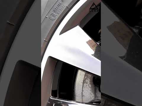 "Chrome Wheel Transformation 😳 | Mirror Finish with Spray Paint! #shorts #chrome #carmods"