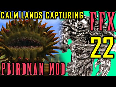 Final Fantasy X - Pbirdman Mod Walkthrough - Part 22 - Remiem Temple & Calm Lands Monster Capturing