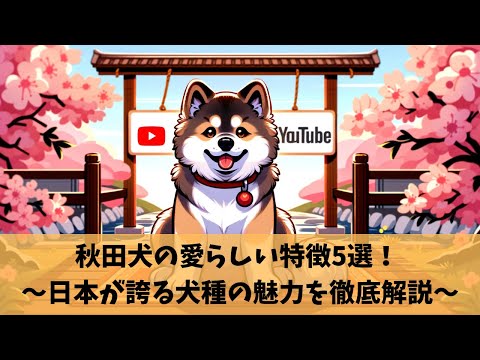 秋田犬の種類 - 品種、特徴、写真