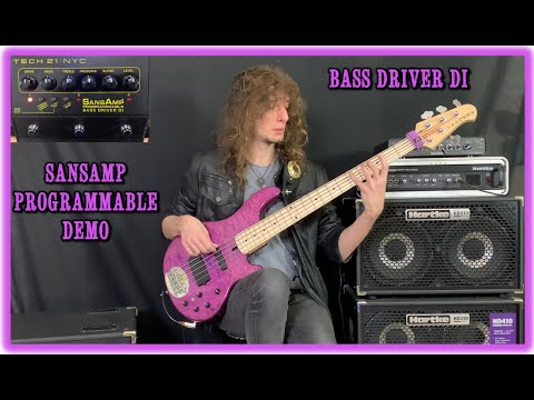 SansAmp Programmable Bass Driver DI demo