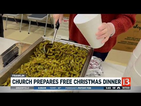 Church prepares free Christmas dinner