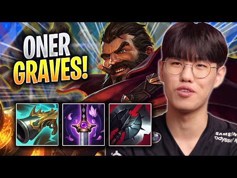ONER DESTROYING WITH GRAVES! - T1 Oner Plays Graves JUNGLE vs Zac! | Season 2023