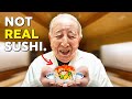 90 yr old Sushi Chef tries American Sushi for the First Time