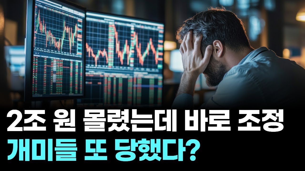 2조 원 몰렸는데 바로 조정…개미들 또 당했다?