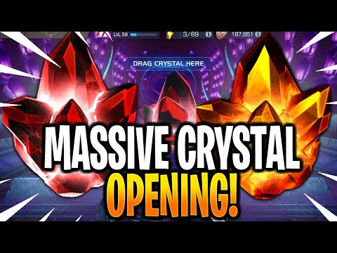 *NEW* MASSIVE CRYSTAL OPENING! 5 STARS, 4 STARS & MORE! - Marvel Contest of Champions