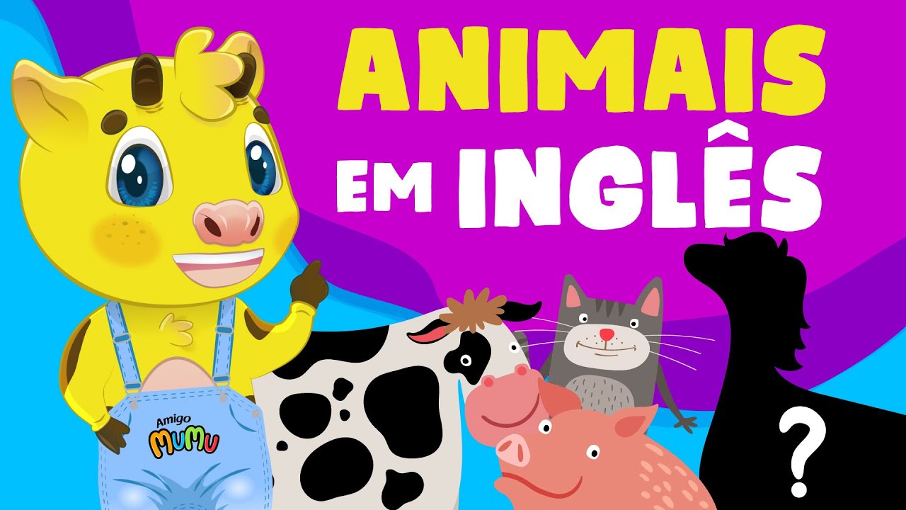 Animais em Inglês | Farm Animals | Aula de Inglês Amigo Mumu