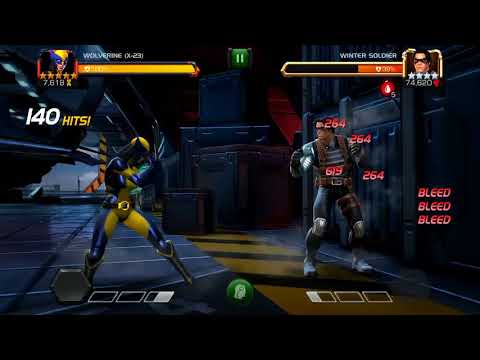 MCOC   5 Star Rank 3 Wolverine X 23 VS ROL Winter Soldier