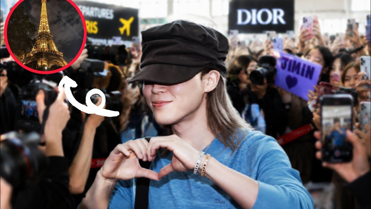 Jimin Departs for Paris Fashion Week: Dior Ambassador Ignites Global Frenzy