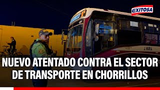 🔴🔵 Nuevo atentado contra el sector de transporte: Bus de la línea 52 es atacada a balazos