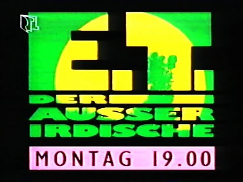 RTLplus: Programmvorschau „E.T.“ und „Twins“ (Ostern 1992)
