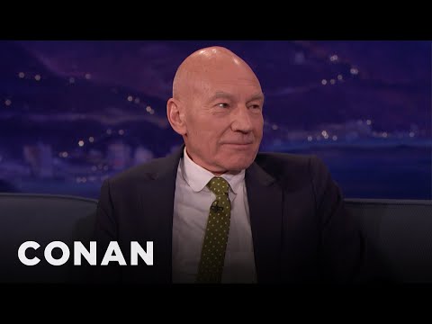 Sir Patrick Stewart’s “Star Trek” Co-Stars Taught Him To Embrace Silliness | CONAN on TBS