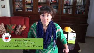 preview picture of video 'Marina Ceruso: San Severino, Città della sicurezza alimentare (Elezioni Amministrative 2014)'