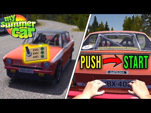 SATSUMA RWD, AWD, FWD - TRANSMISSION SWITCH - PUSH START - My Summer Car (Mod) #247 | Radex