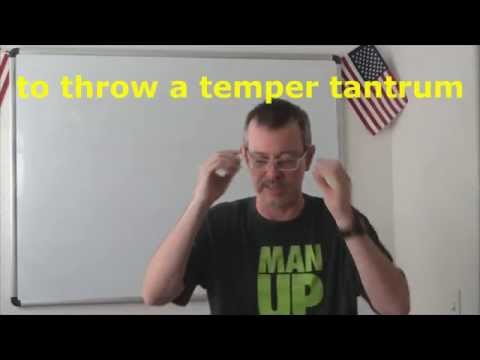 Learn English: Daily Easy English Expression 0677: to throw a temper tantrum