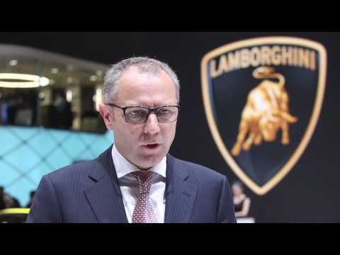 Stefano Domenicali is talking about the highlights of Lamborghini Huracán Performante