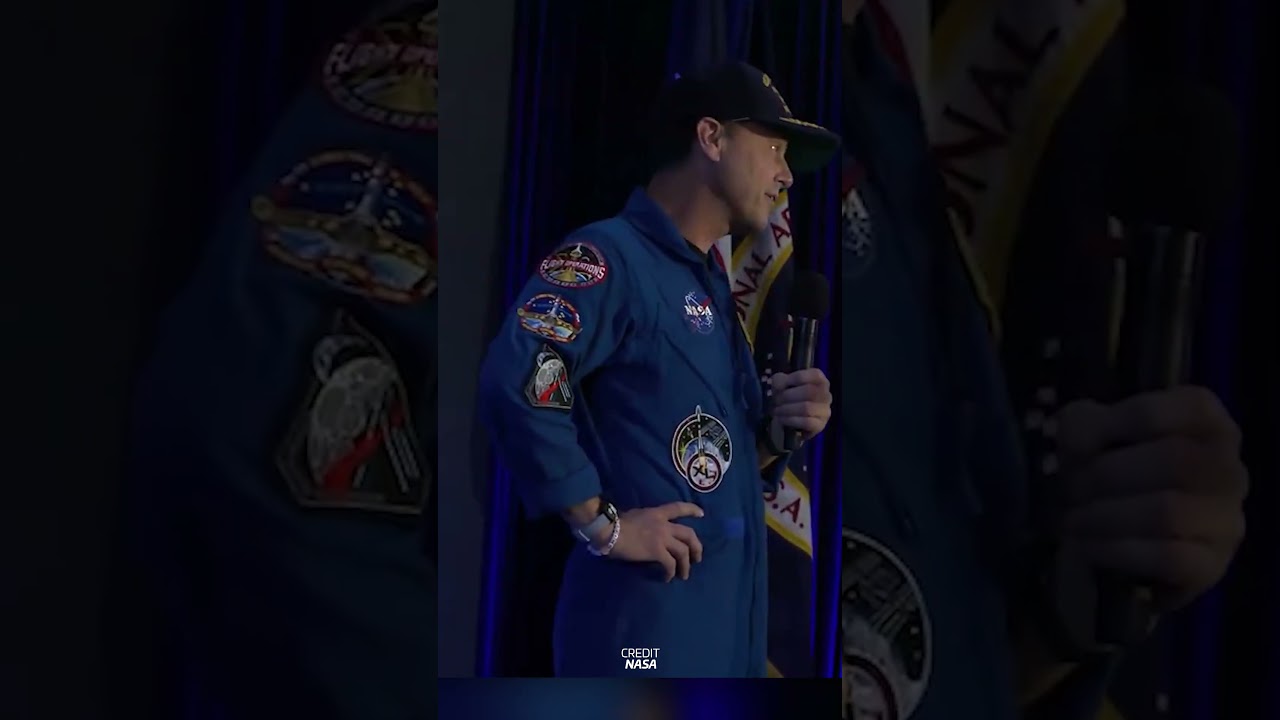 Artemis II Commander Chokes Up after coming home ✨🌎 #nasa #space #artemis
